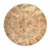 Seasonal Kim Seybert | Kim Seybert Round Capiz Placemat In Champagne, Set Of 4