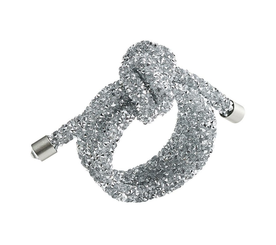 Seasonal Kim Seybert | Kim Seybert Glam Knot Napkin Ring In Silver, Set Of 4 Napkin Rings