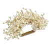 Seasonal Kim Seybert | Kim Seybert Napkin Rings Spray Napkin Ring In Pearl, Set Of 4