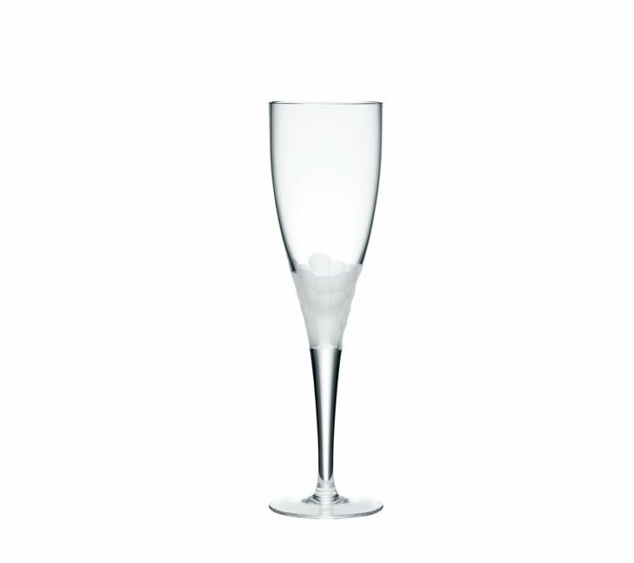 Dinnerware/Barware Kim Seybert | Kim Seybert Glassware Paillette White Wine Glass In Frost, Set Of 4