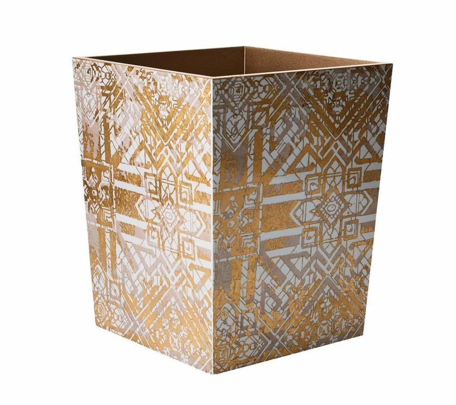 Decor Kim Seybert | Kim Seybert Home Decor Distressed Waste Basket