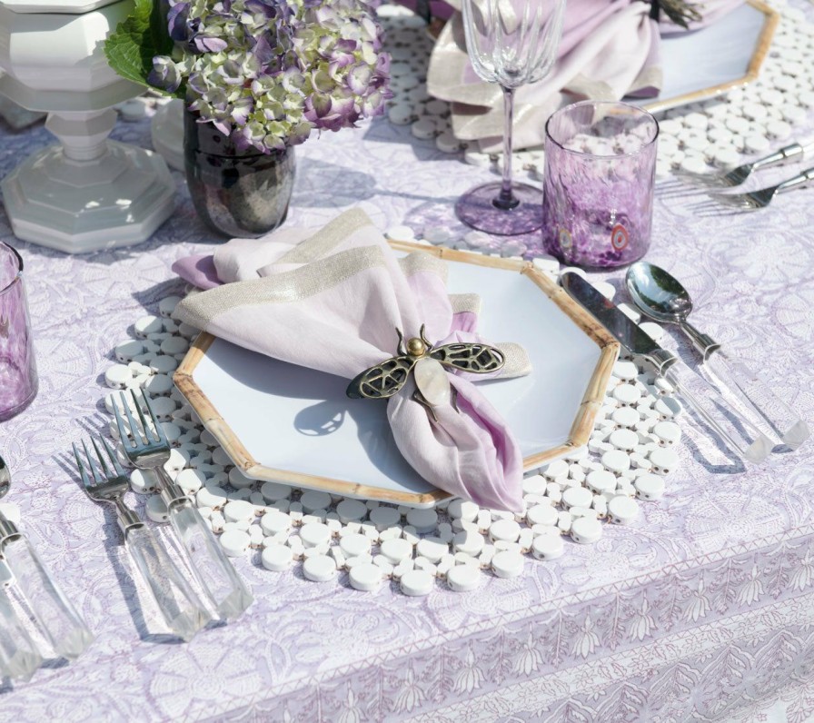 Seasonal Kim Seybert | Kim Seybert Provence Tablecloth In Lilac