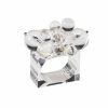 Seasonal Kim Seybert | Kim Seybert Cloud Napkin Ring In Clear, Set Of 4 Napkin Rings