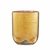 Seasonal Kim Seybert | Kim Seybert Glassware Crackle Double Old Fashioned In Gold, Set Of 4