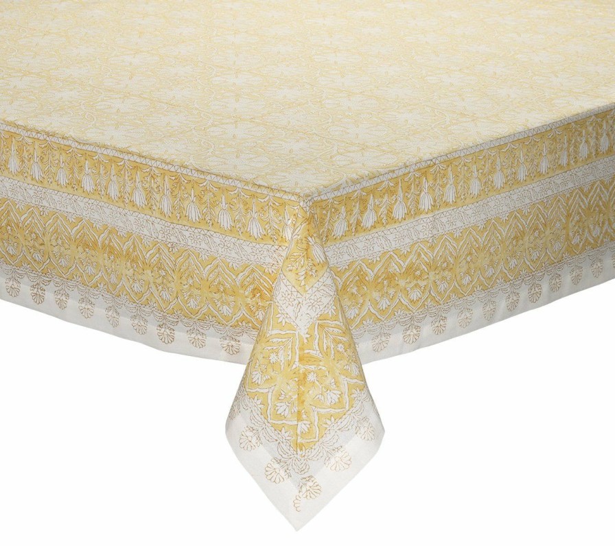 Seasonal Kim Seybert | Kim Seybert Provence Tablecloth In Yellow