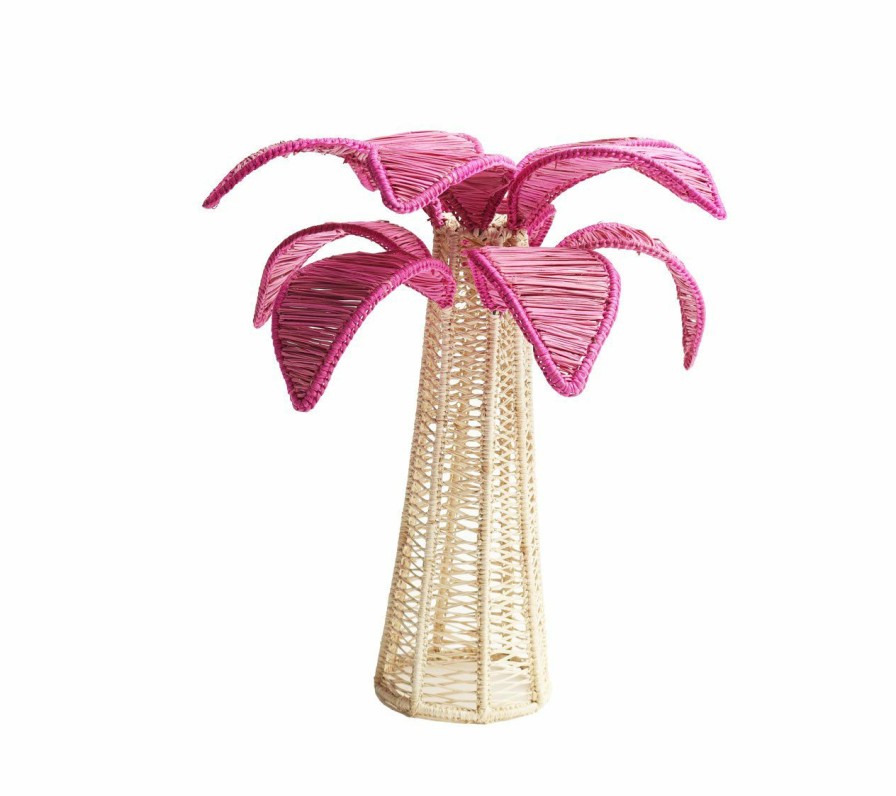 Decor Kim Seybert | Kim Seybert Home Decor Palm Tree In Pink, Medium