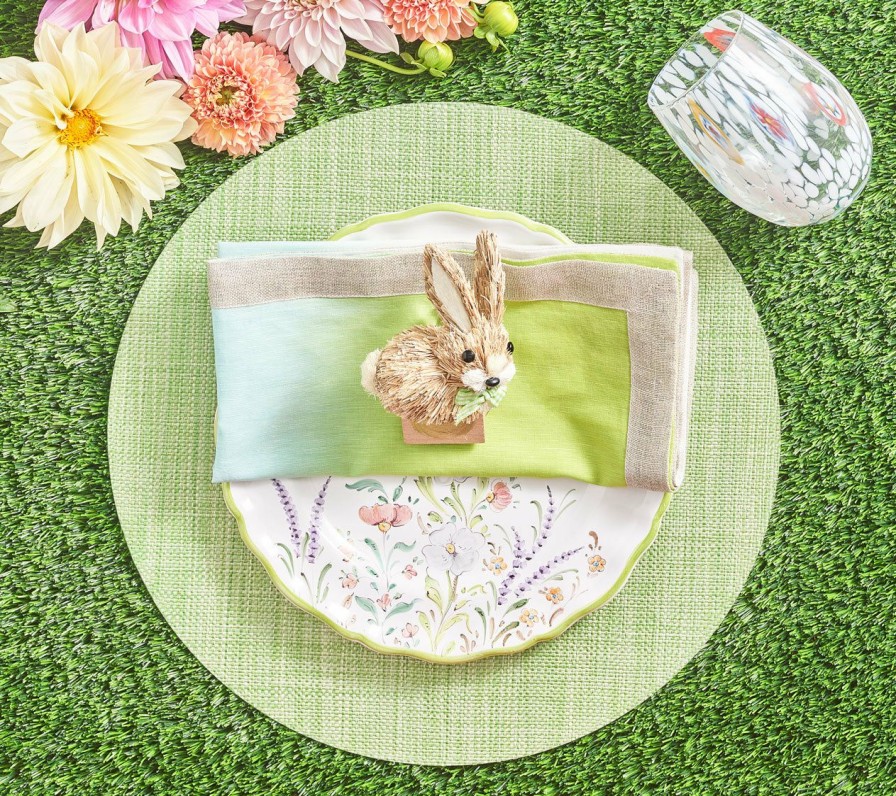 Seasonal Kim Seybert | Kim Seybert Portofino Placemat In Green, Set Of 4 Placemats