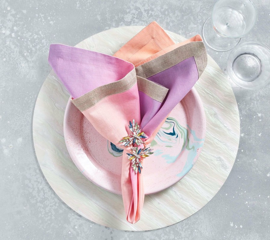 Seasonal Kim Seybert | Kim Seybert Placemats Mirage Placemat In Iridescent, Set Of 4