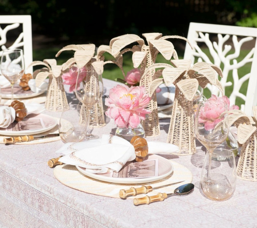 Seasonal Kim Seybert | Kim Seybert Provence Tablecloth In Mauve