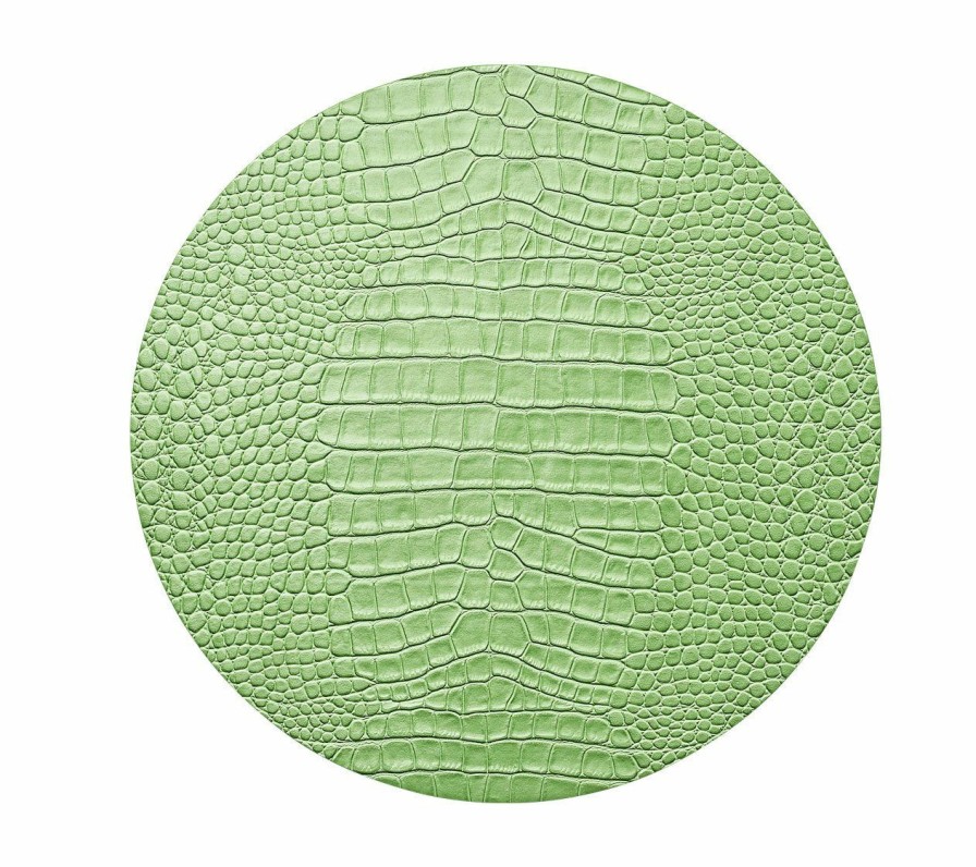 Seasonal Kim Seybert | Kim Seybert Placemats Croco Placemat In Green, Set Of 4