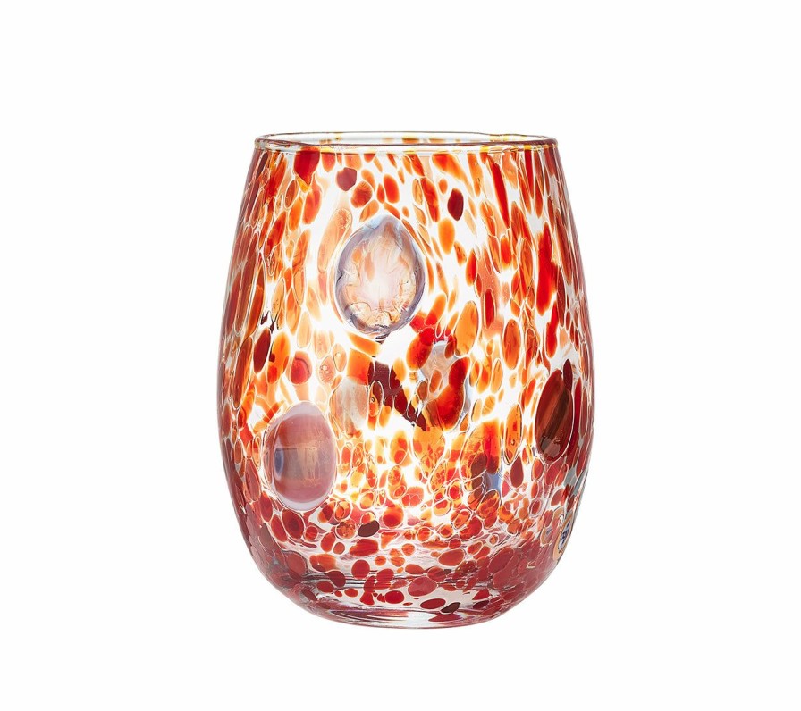 Dinnerware/Barware Kim Seybert | Kim Seybert Glassware Gala Tumbler In Orange, Set Of 4