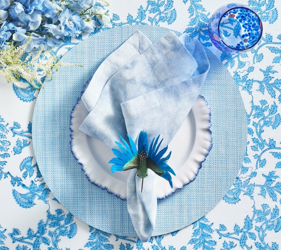 Seasonal Kim Seybert | Ws.Kimseybert Napkins Cloud Napkin In Periwinkle, Set Of 4