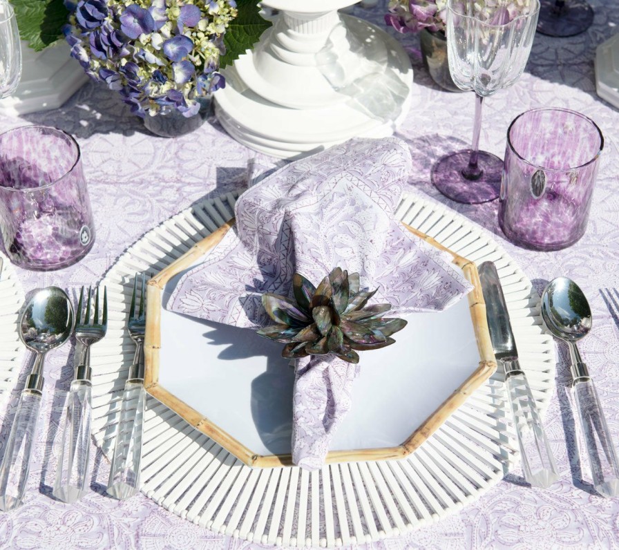 Seasonal Kim Seybert | Kim Seybert Provence Napkin In Lilac, Set Of 4 Napkins