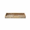 Decor Kim Seybert | Kim Seybert Distressed Tray 14.5 X 7.5 Home Decor