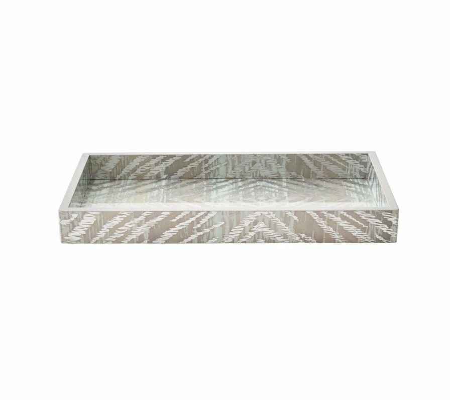 Decor Kim Seybert | Kim Seybert Zebra Tray 14.5 X 7.5