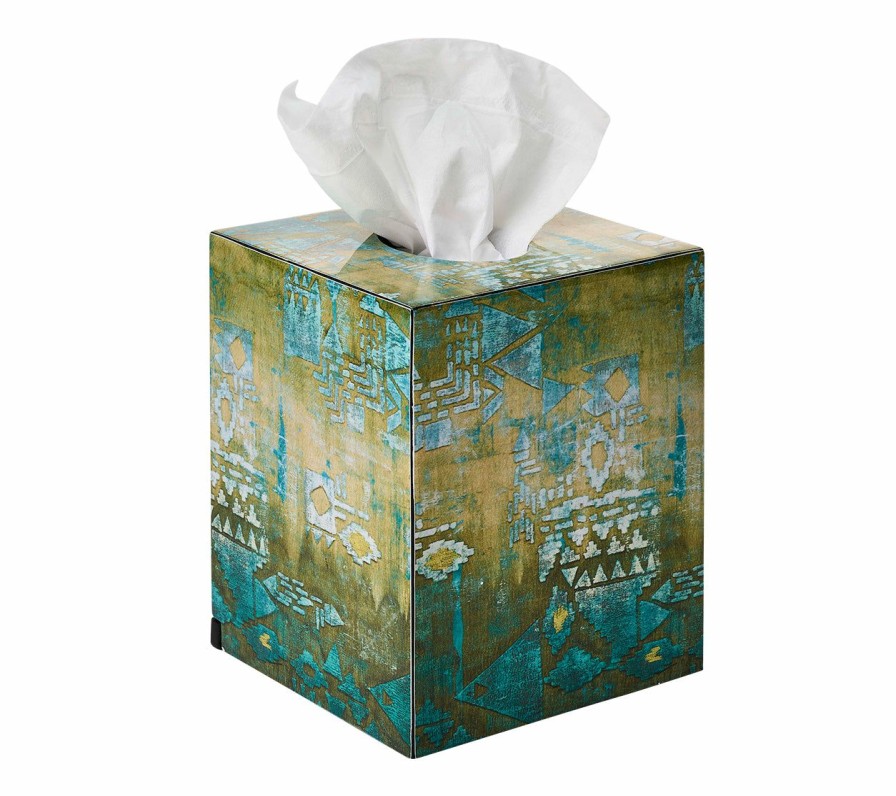 Decor Kim Seybert | Kim Seybert Home Decor Mirage Tissue Box