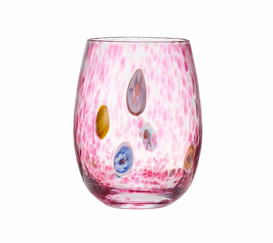 Dinnerware/Barware Kim Seybert | Kim Seybert Glassware Gala Tumbler In Pink, Set Of 4