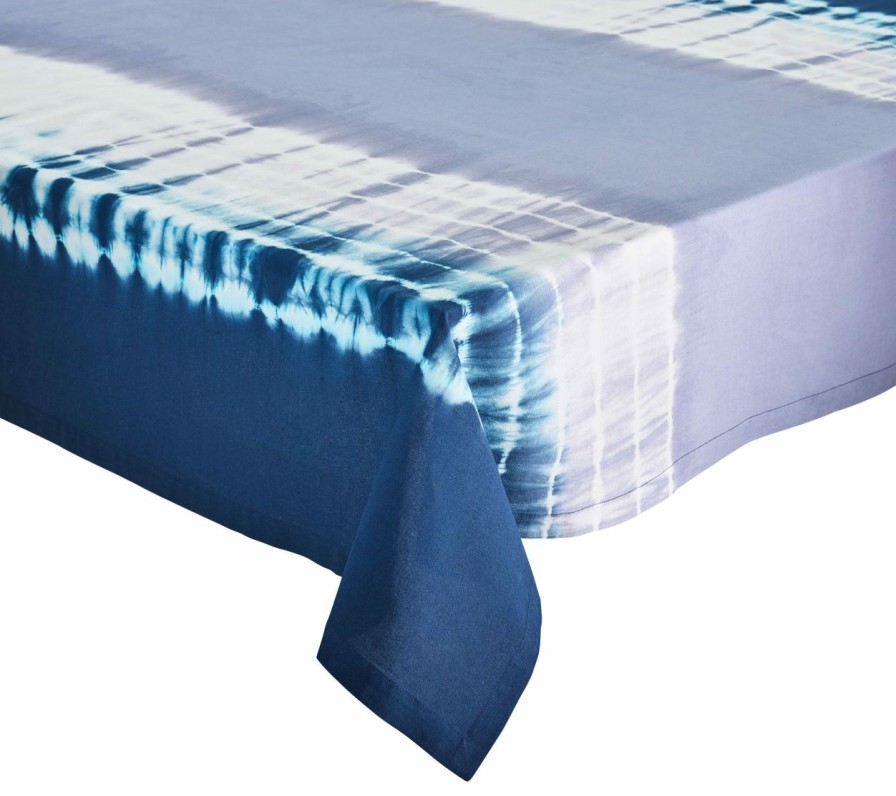 Tablecloths/Runners Kim Seybert | Kim Seybert Tablecloths Duo Dye Tablecloth In Navy & Periwinkle