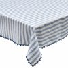 Tablecloths/Runners Kim Seybert | Kim Seybert Tablecloths Linea Tablecloth In White & Blue