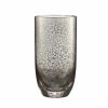 Seasonal Kim Seybert | Kim Seybert Crackle Tumbler In Platinum, Set Of 4 Glassware