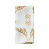 Seasonal Kim Seybert | Kim Seybert Wisteria Napkin In White & Natural, Set Of 4 Napkins