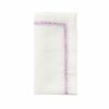 Seasonal Kim Seybert | Kim Seybert Jardin Napkin In White & Lilac, Set Of 4 Napkins