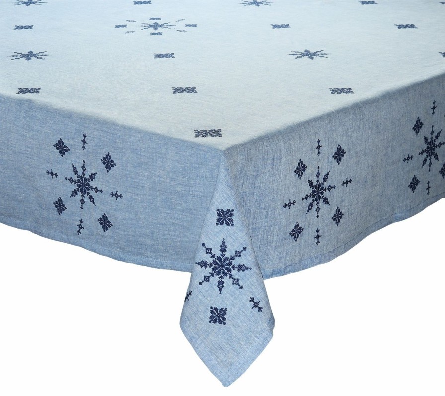 Tablecloths/Runners Kim Seybert | Kim Seybert Tablecloths Fez Tablecloth In Periwinkle & Navy