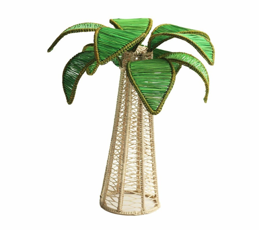 Decor Kim Seybert | Kim Seybert Palm Tree In Green, Medium Decor