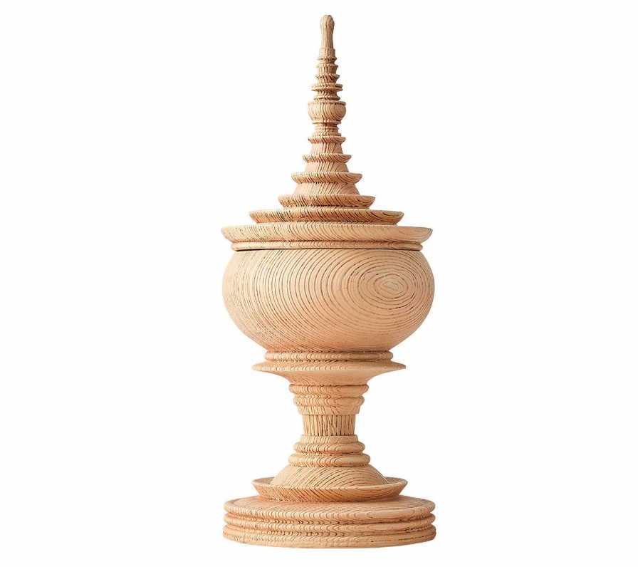 Seasonal Kim Seybert | Kim Seybert, Inc. Decor Totem Large In Natural Home Decor