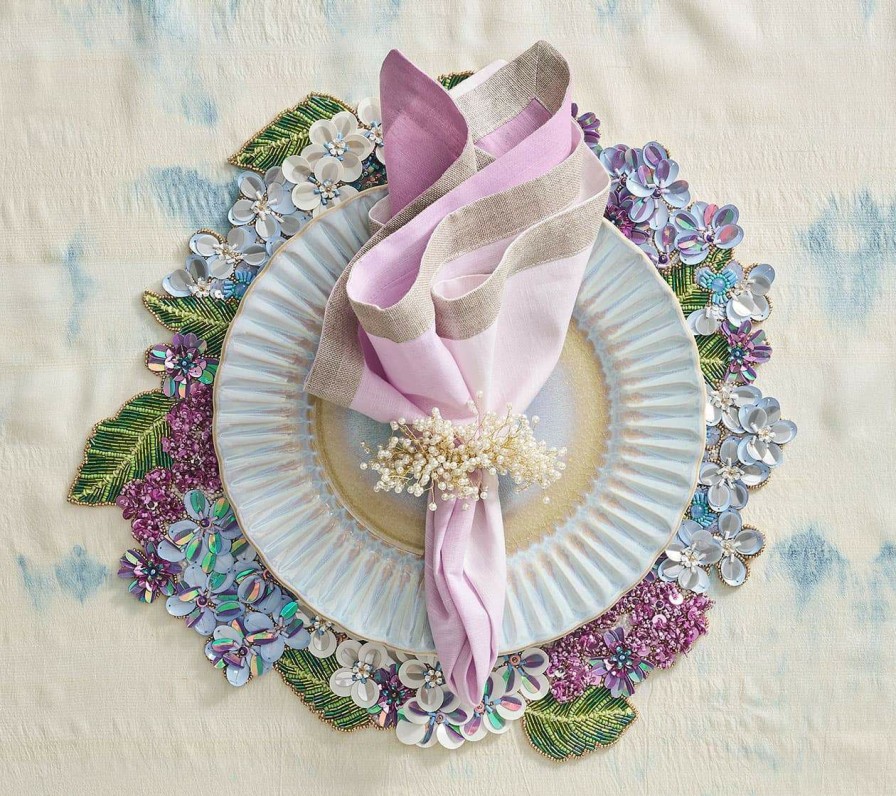 Seasonal Kim Seybert | Kim Seybert Napkins Dip Dye Napkin In Lilac, Set Of 4