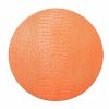 Seasonal Kim Seybert | Kim Seybert Croco Placemat In Orange, Set Of 4 Placemats