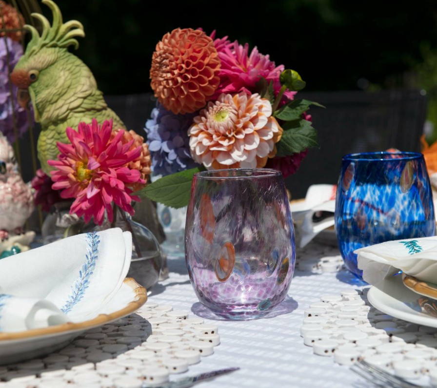 Dinnerware/Barware Kim Seybert | Kim Seybert Gala Tumbler In Lilac, Set Of 4