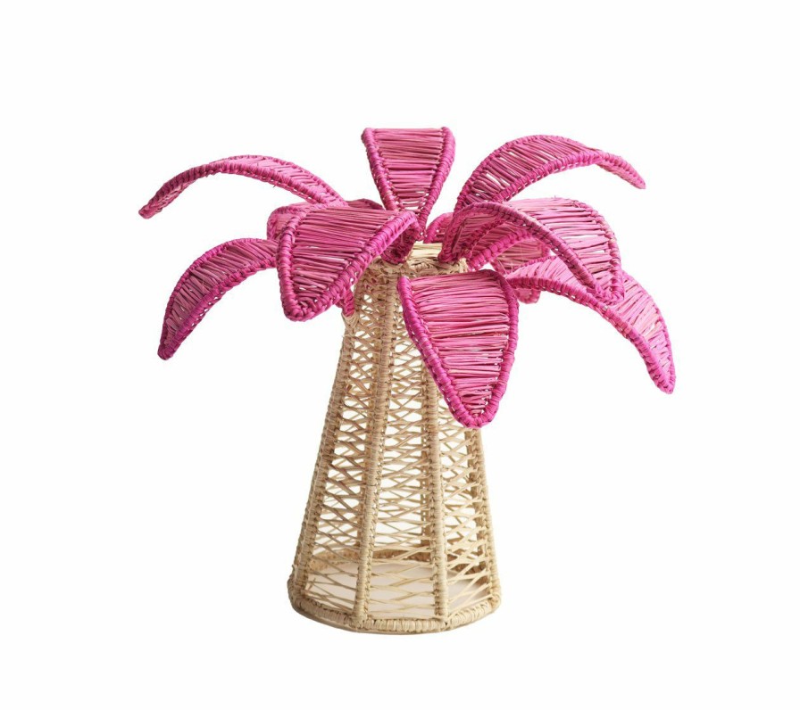 Decor Kim Seybert | Kim Seybert Palm Tree In Pink, Small