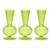 Decor Kim Seybert | Kim Seybert Tess Bud Vase In Green, Set Of 3 In A Box Home Decor