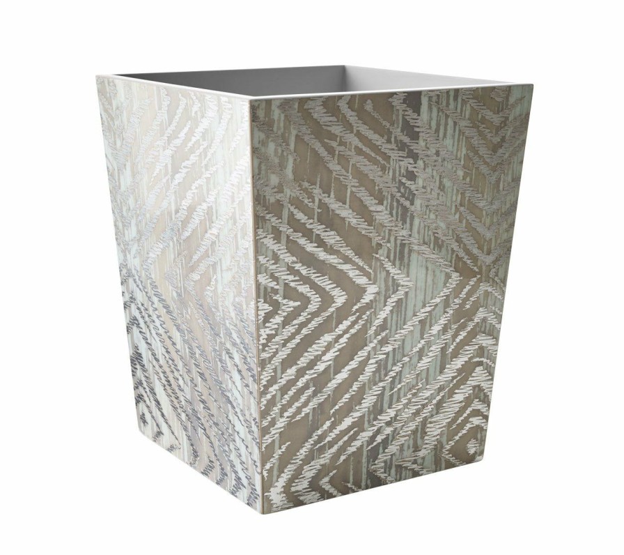 Decor Kim Seybert | Kim Seybert Zebra Waste Basket Home Decor