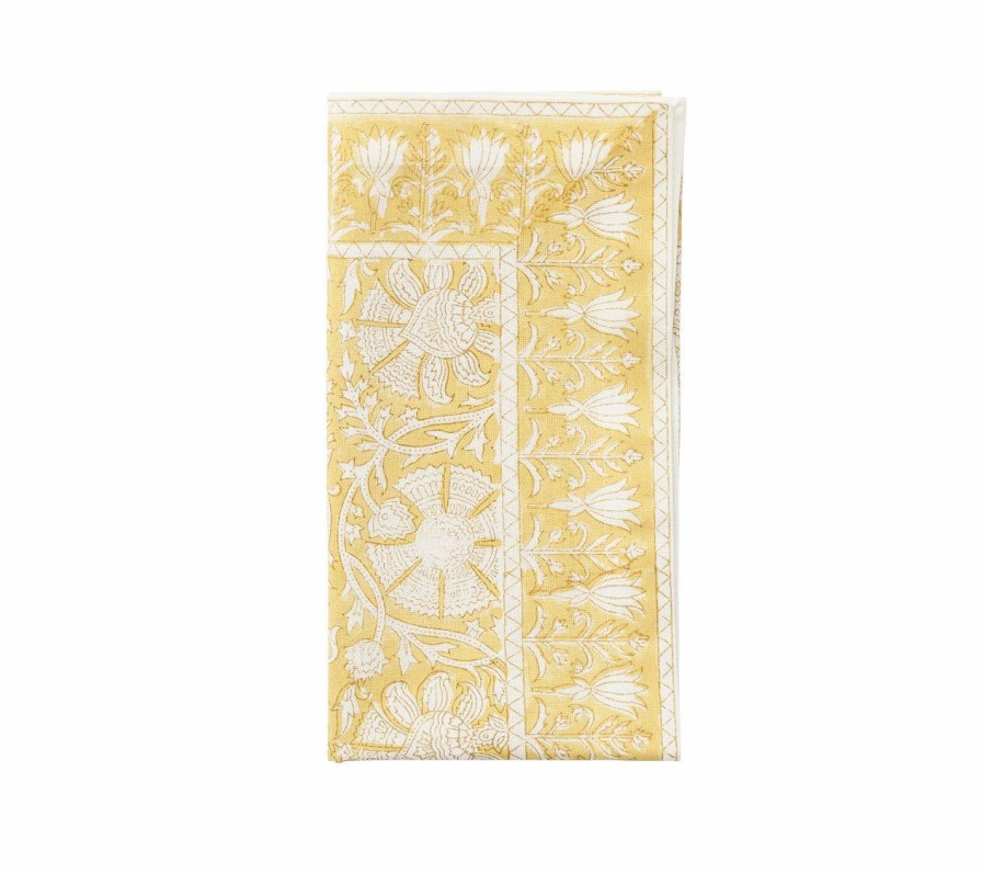 Seasonal Kim Seybert | Kim Seybert Provence Napkin In Yellow, Set Of 4 Napkins