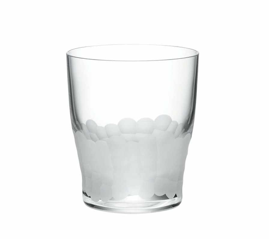 Dinnerware/Barware Kim Seybert | Kim Seybert Paillette Double Old Fashioned In Frost, Set Of 4 Glassware